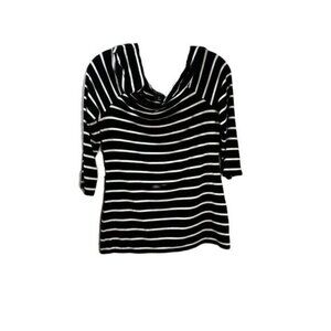 White‎ House Black Market Striped Shirt Small NWOT